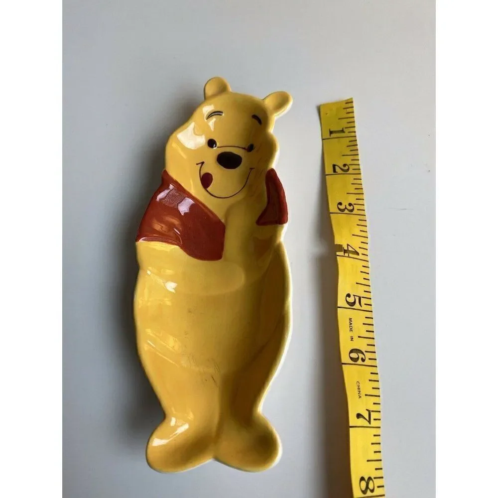 Disney Winnie The Pooh Figure Spoon Rest Utensil Kitchen Ceramic NEW‎